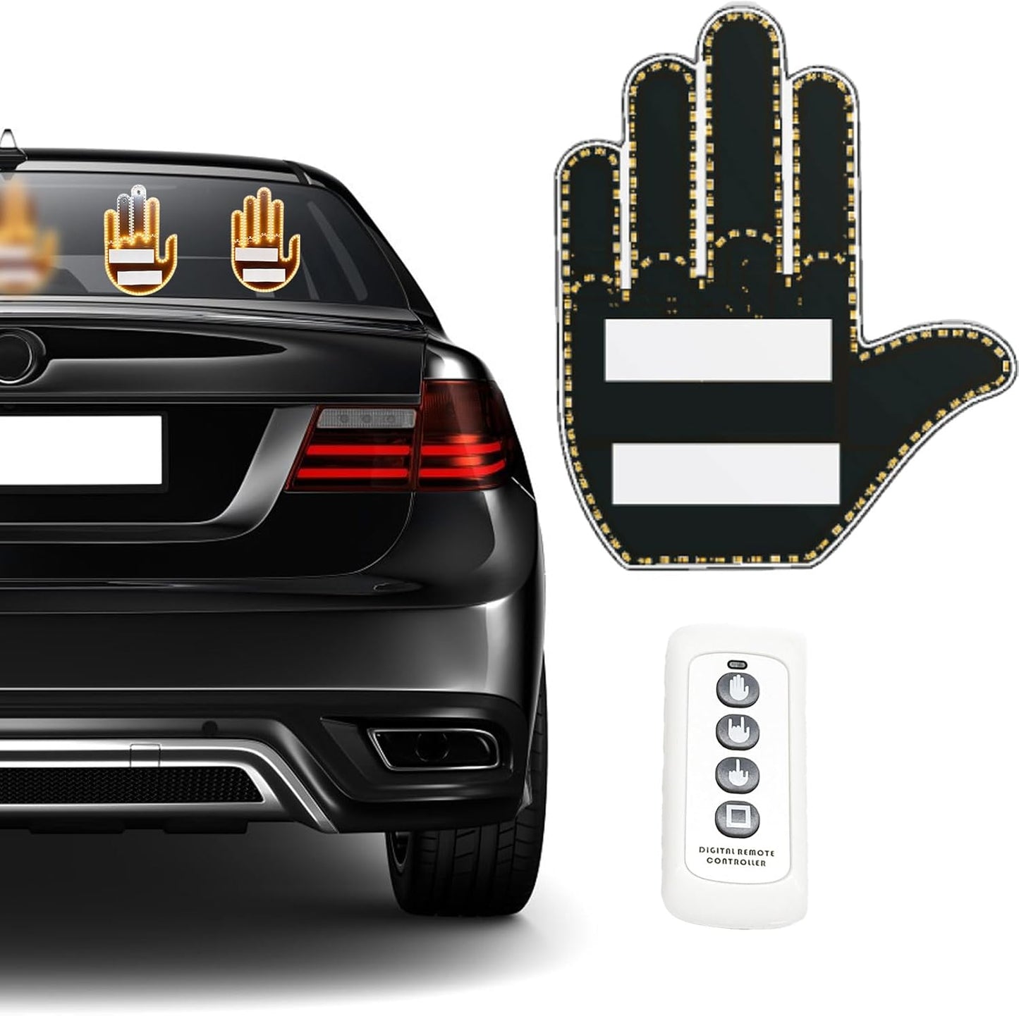 Mano LED con gestos luminosos 🤟Hablá con luces, no con bocinas