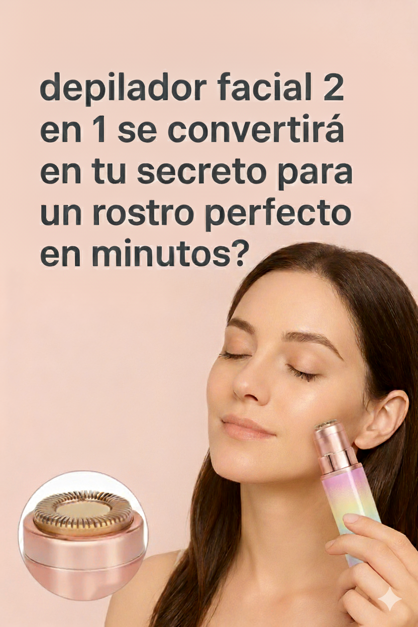 Depilador Facial y Perfilador de cejas! ✨ 2 x 1